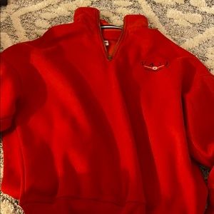 Big Red zip up sweatshirt